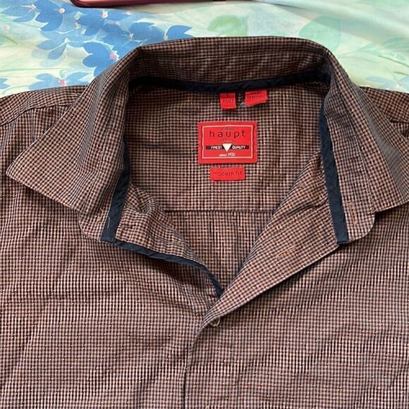 Haupt Fancy Button Down Dress Shirt - Picture 4 of 11